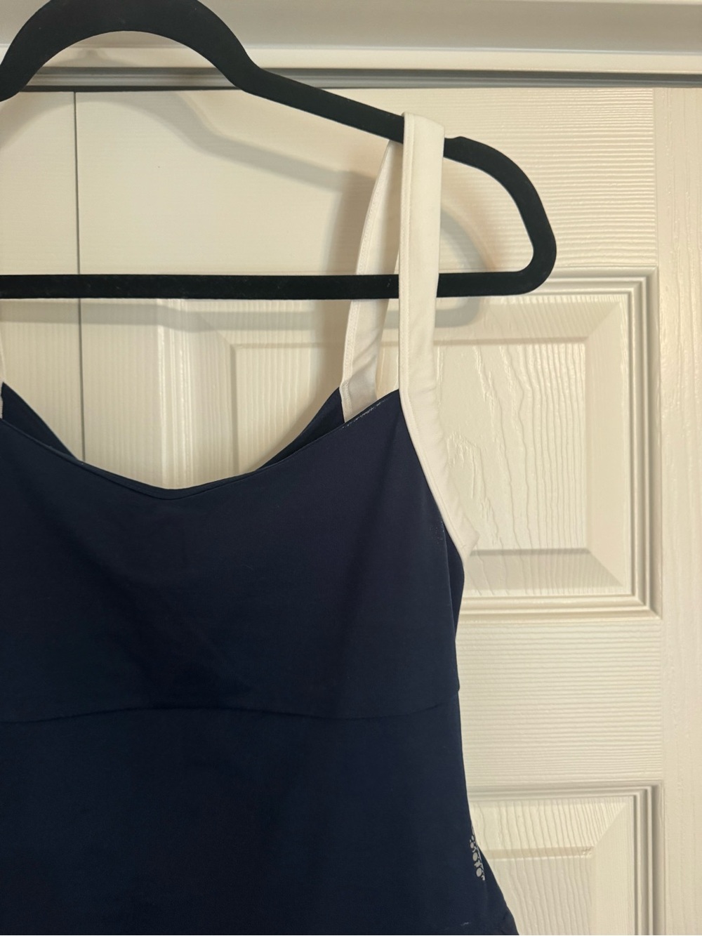 FP Movement by Free People Navy Tank with White dress with shorts - Picture 6 of 7